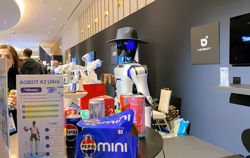 CES 2026 NVIDIA AGIBOT 2 Ultra