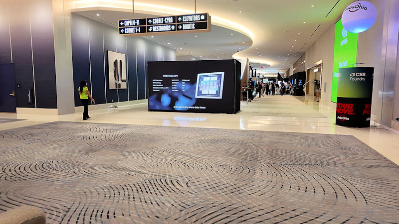 NVIDIA Rubin GPU CES 2026 Video Display Fontainebleau Las Vegas