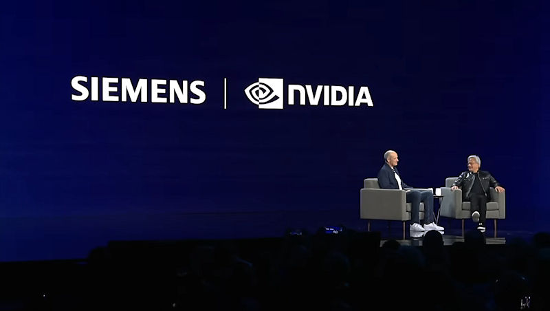 Siemens NVIDIA Keynote CES 2026 With Roland Busch and Jensen Huang