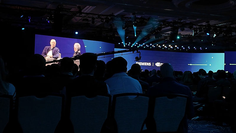 Siemens NVIDIA Keynote CES 2026 Seating View