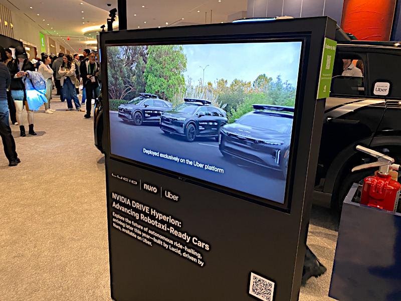 NVIDIA DRIVE Hyperion with Lucid Nuro and Uber at CES 2026