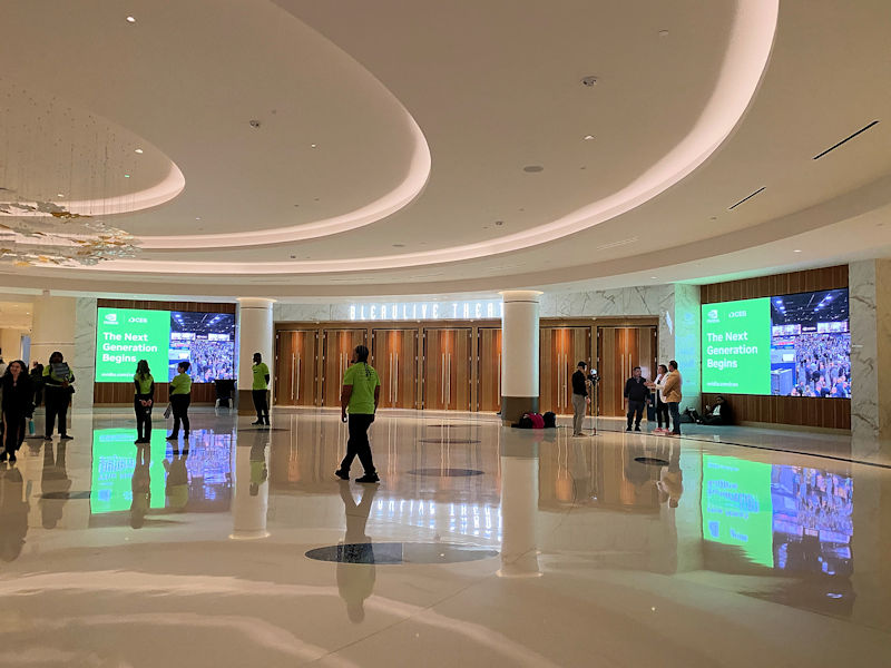 NVIDIA LIVE CES 2026 Keynote Entrance at Fontainebleau Las Vegas